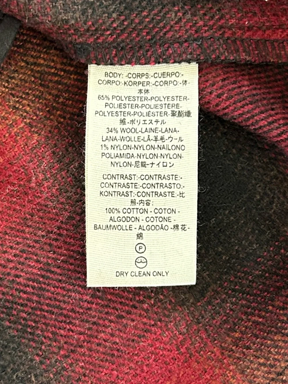 Free People | Women’s Red/Black Plaid Wool Blend Pleated Raw Hem Mini Skirt Sz 2